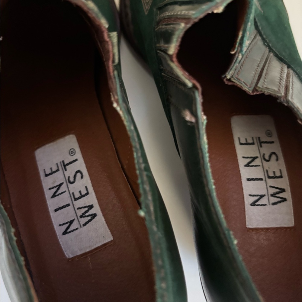 Nine West Green and Brown women’s bootie - Picture 4 of 6